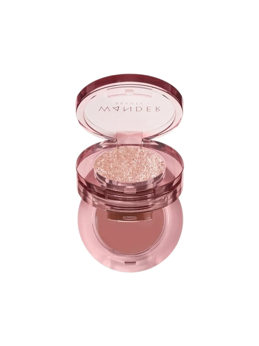 NWT Wander Beauty Double Date Eyeshadow Duo Smitten Swoon Warm Amber Rich Bronze